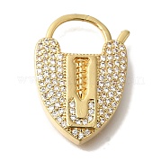 Латунные микро проложить кубического циркония подвески KK-K389-050G-02