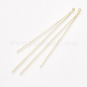 Латунная цепочка кисточка большие подвески KK-T035-130G