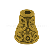 Шапочки и конусы для бусин TIBE-0578-AG-LF