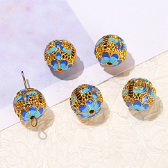 Lot De 6 Pendentifs & Connecteurs En Métal Doré Pour Création De Bijoux - Neuf