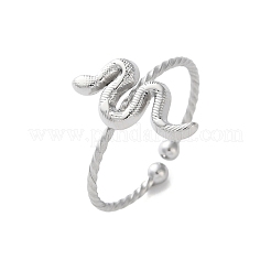 Bagues de manchette en acier inoxydable 304 pour femmes&nbsp;RJEW-B118-01P