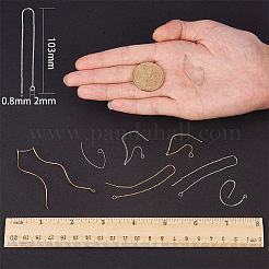 Risultati dell'orecchino della vite prigioniera d'ottone&nbsp;KK-SC0001-02