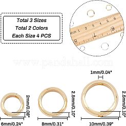 Cornici perline anello in ottone&nbsp;KK-FH0001-31-NR