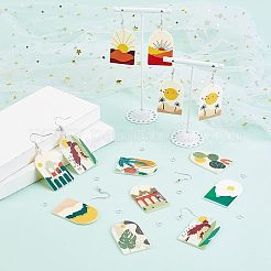DIY baumeln Ohrring machen Kits&nbsp;DIY-NB0005-18