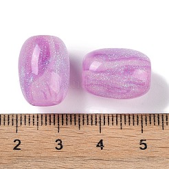 Europäische Harzperlen mit Glitzerpulver&nbsp;RESI-F055-12