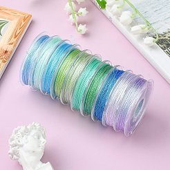10 rotolo di fili di poliestere metallizzato a 3 capi&nbsp;MCOR-YW0001-03D
