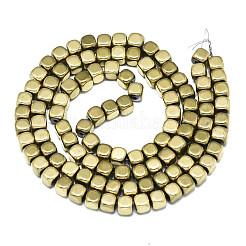 Electroplate non magnetici ematite sintetico fili di perline&nbsp;X-G-S352-59B-01