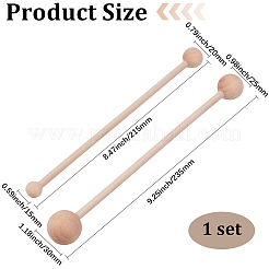 2 Stück Modellierwerkzeuge aus Buchenholz&nbsp;TOOL-WH20002-16