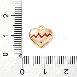 Legierung Emaille Anhänger / charms&nbsp;ENAM-P257-02G-02