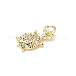 Adornos de latón micropavé de circonia cúbica&nbsp;ZIRC-I356-13G-07