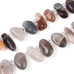 Natur Botswana Achat Perlen Stränge&nbsp;G-Z091-A30