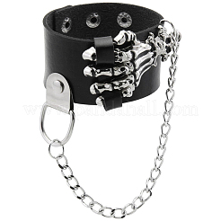 Punk-Armbänder aus PU-Leder&nbsp;DIY-WH20007-369