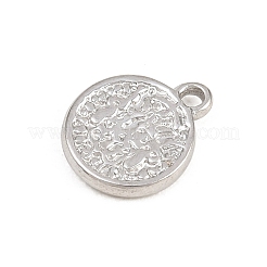Pendenti in acciaio inossidabile 304 martellato&nbsp;LS-STAS-L313-11P