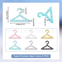 30 accessorio per espositore per orecchini in acrilico a 6 colori&nbsp;EDIS-PH0001-74