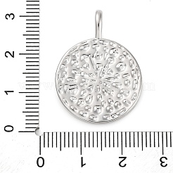 Porte micro ouvrent pendentifs zircone cubique en laiton de placage&nbsp;KK-M021-06P