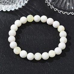 Bracelets extensibles ronds en jade naturel&nbsp;GG-CBA12F1-02A-13