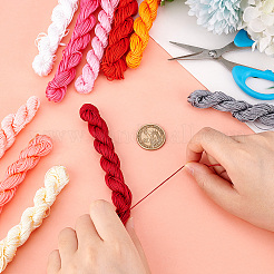 10 confezione di cordino intrecciato in nylon di 10 colori&nbsp;NWIR-PH0002-06B-01