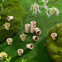 Cache-pot de fleurs en bois&nbsp;AJEW-PH0007-75A