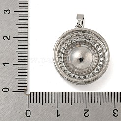 Messing micro pave klare zirkonia anhänger&nbsp;KK-N254-118P-02
