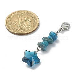 Ensembles de décorations de pendentif en perles de pierres précieuses&nbsp;HJEW-JM01116