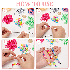 DIY Schlüsselbund Kits&nbsp;DIY-AR0004-18