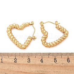 Pendientes de aro de acero inoxidable 304 para mujer&nbsp;EJEW-L296-038G