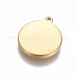 Pendentifs en acier inoxydable 304 avec placage sous vide PVD&nbsp;STAS-I105-06G