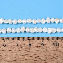 Natürliche Barock Keshi Perlen Stränge&nbsp;PEAR-N014-03M