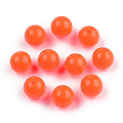 Perles en acrylique fluorescente&nbsp;X-MACR-R517-8mm-03