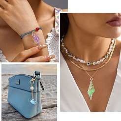60 pz 15 stili lega e grandi pendenti smaltati&nbsp;FIND-TA0010-95