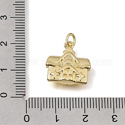 Messing Anhänger & Charms&nbsp;KK-CBAEEA8-18G