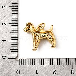Messing micro pave klare zirkonia anhänger&nbsp;KK-I360-049G