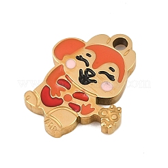 Pendentifs en acier inoxydable 304 émaillés&nbsp;SA-CBAAE94-01A-G
