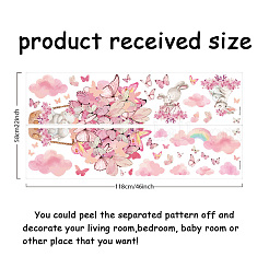 Adesivi murali in pvc&nbsp;DIY-WH0228-682