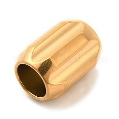 Ionenplattierung (IP) 304 Edelstahl glasierte europäische Perlen&nbsp;STAS-M308-10E