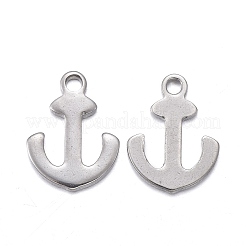 Anlaufgeschützte Charms aus Edelstahl 201&nbsp;STAS-F255-021P