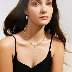 10 pendentif en perle baroque naturelle Keshi&nbsp;PALLOY-TA00377