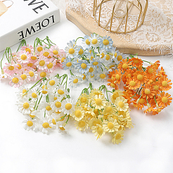 20 Stück 5 Farben künstlicher Gänseblümchen-Blumenstrauß aus Kunststoff&nbsp;AJEW-CA0003-72