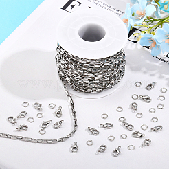 Kit de fabricación de collar de pulsera de cadena de diy&nbsp;DIY-CA0005-14