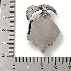 Anhänger aus chirurgischem Edelstahl 316 mit Mikropflaster und Zirkonia&nbsp;STAS-Z073-120AS