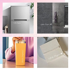 Wasserdichte reflektierende Kunststoffspiegelaufkleber&nbsp;DIY-WH0665-002