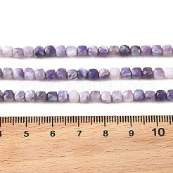 Natürliche Lavendel-Amethyst-Perlenstränge&nbsp;G-K376-D05-4x4mm