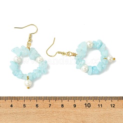 Pierre naturelle perles pendentif Boucles d'oreilles&nbsp;EJEW-JE07215