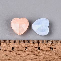 Perline acriliche trasparenti bicolore luminose&nbsp;OACR-Q199-51