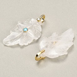 Quarzo naturale pendenti in cristallo&nbsp;G-K372-06G-A04