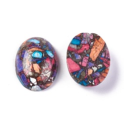 Cabochons turchese sintetico&nbsp;G-L502-18x25mm-04A