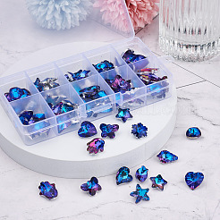Pendenti del rhinestone di vetro&nbsp;YS-TAC0007-01A