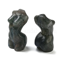 Natürliche Labradorit geschnitzte sexy Lady Modell Figuren&nbsp;X-G-C152-13