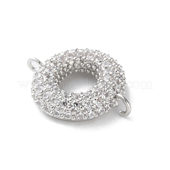 Liens lettres en laiton micro pavé de zircones cubiques&nbsp;KK-I717-04O-P