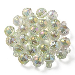 Pendentif en acrylique transparent irisé arc-en-ciel placage uv&nbsp;OACR-P010-06D